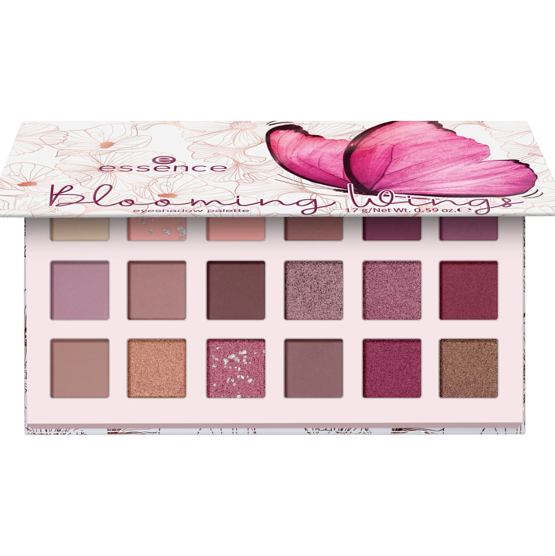 essence Lidschatten>Blooming Wings eyeshadow palette 02 - Let me be your wings