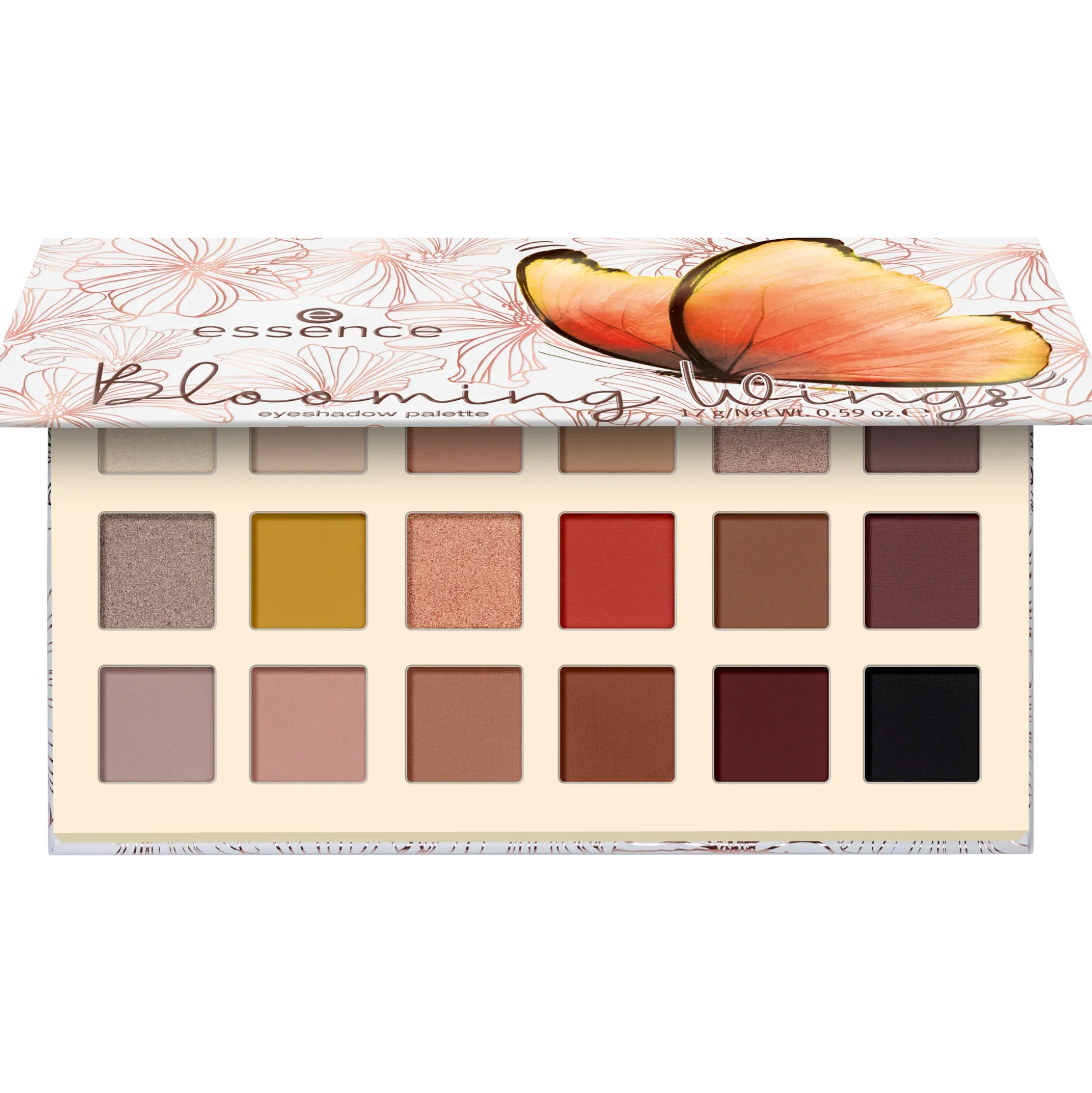 essence Lidschatten>Blooming Wings eyeshadow palette 03 - You give me butterflies