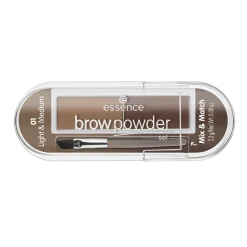 essence Augenbrauen>brow powder set 01 - light & medium