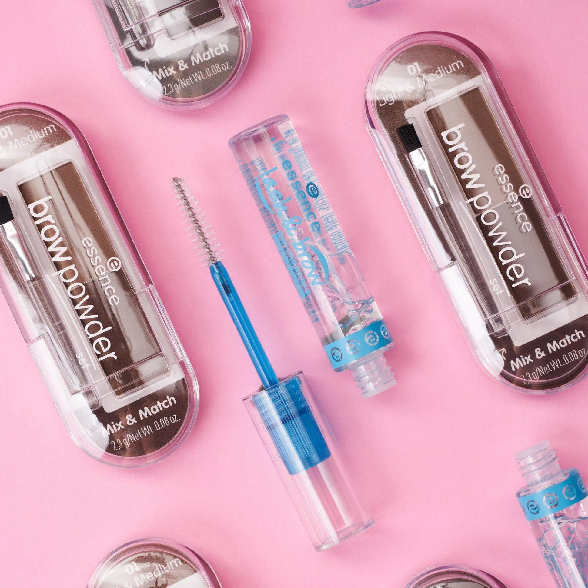 essence Augenbrauen>brow powder set 01 - light & medium
