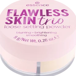 essence Puder>FLAWLESS SKIN trio loose setting powder