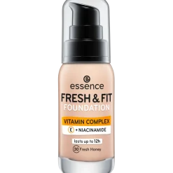 essence Foundation>FRESH & FIT FOUNDATION 30 - fresh honey