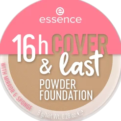 essence Foundation|Puder>16h COVER & last POWDER FOUNDATION 13 - Hazelnut