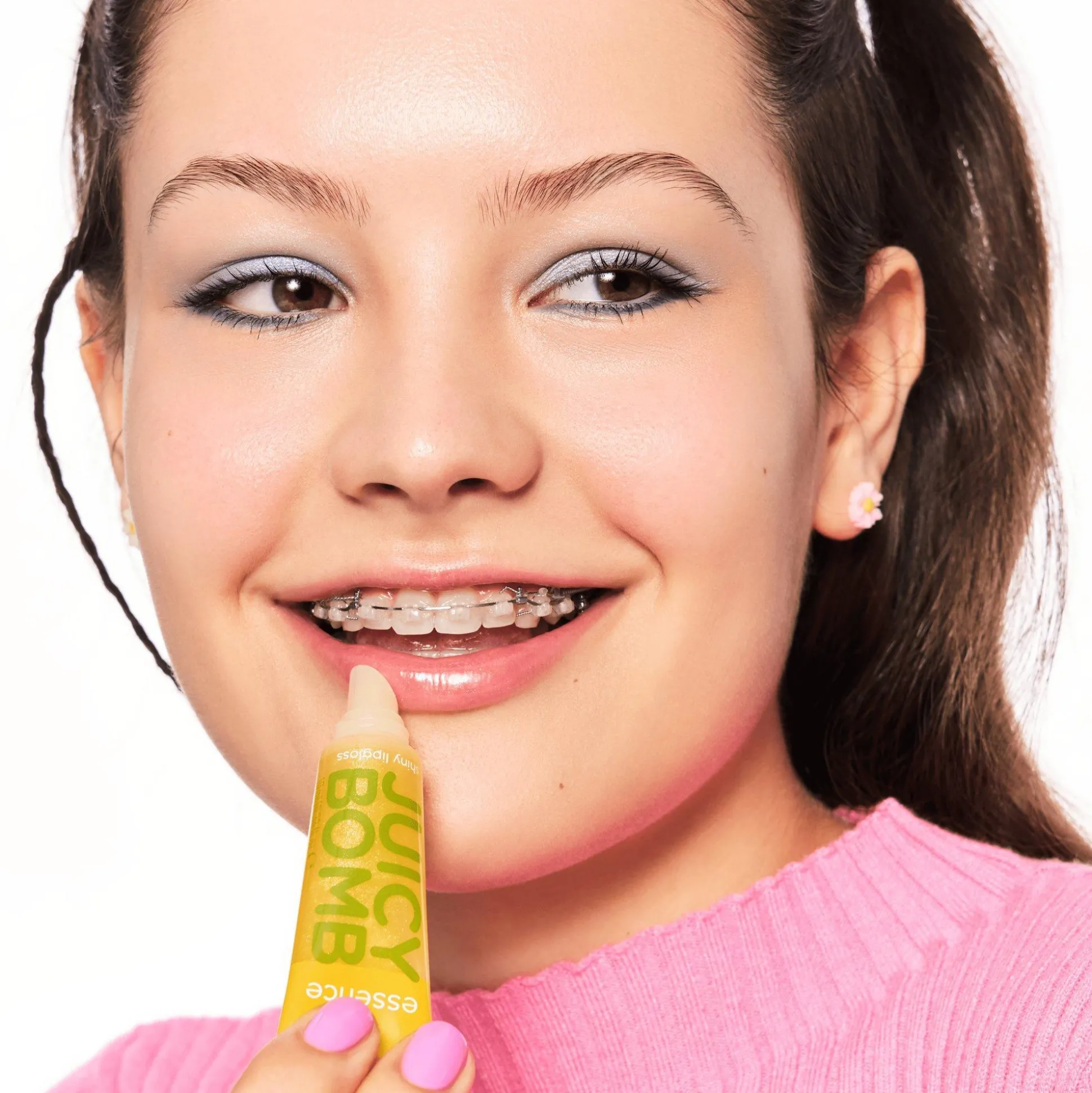 essence Lipgloss>JUICY BOMB shiny lipgloss 106 - Mellow Mango