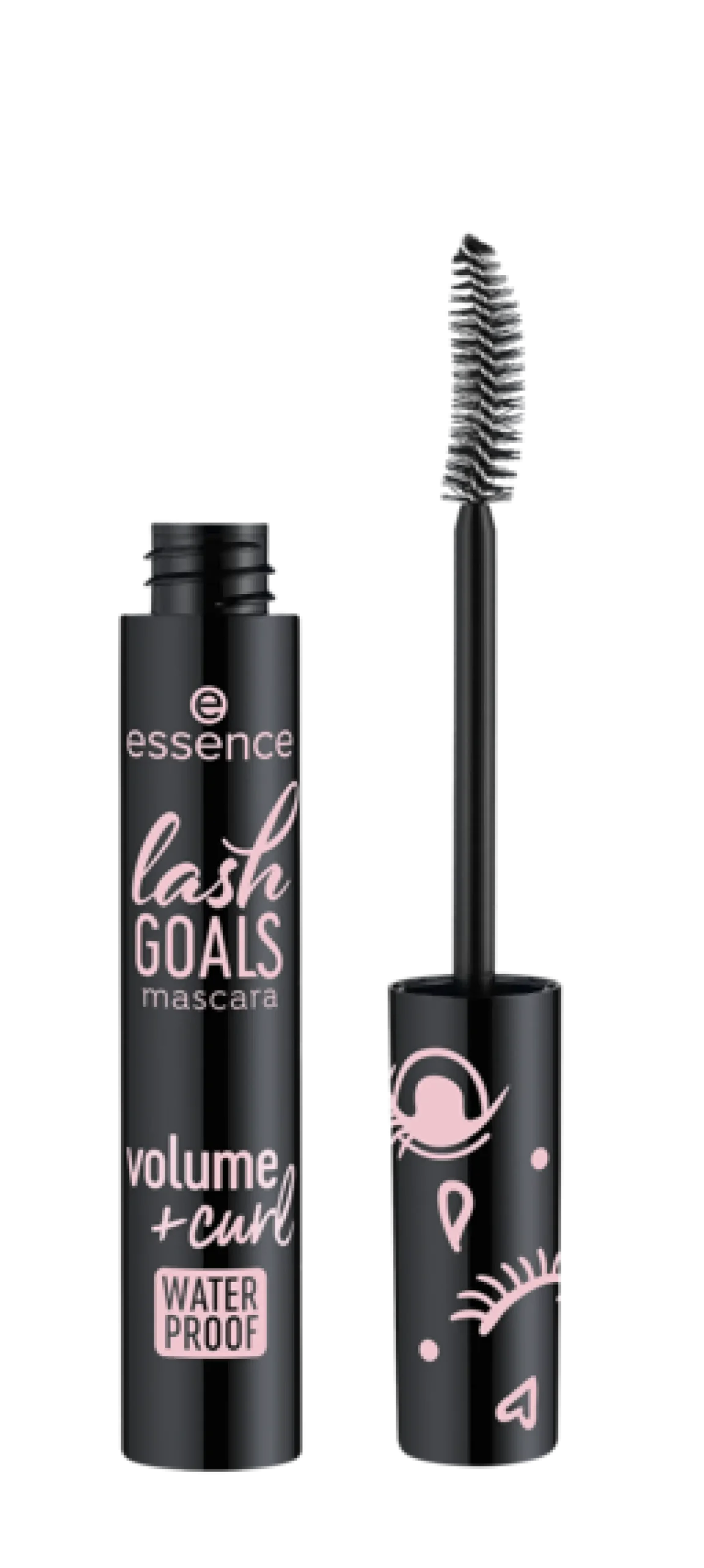 essence Mascara>lash GOALS mascara volume & curl WATERPROOF