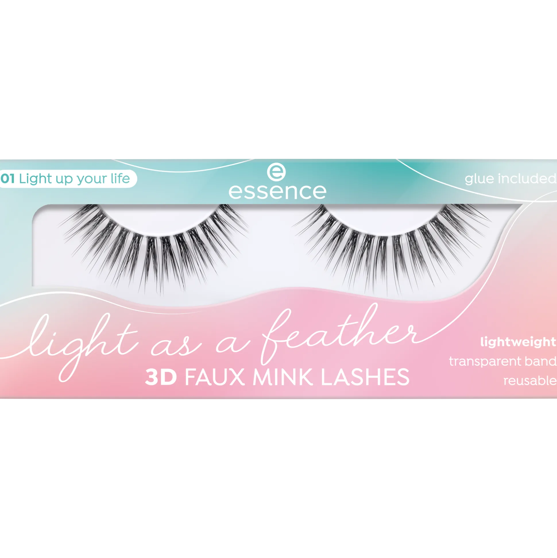 essence Falsche Wimpern>Light as a feather 3D faux mink lashes 01 - Light up your life