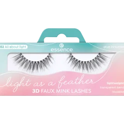 essence Falsche Wimpern>Light as a feather 3D faux mink lashes 02 - All about light