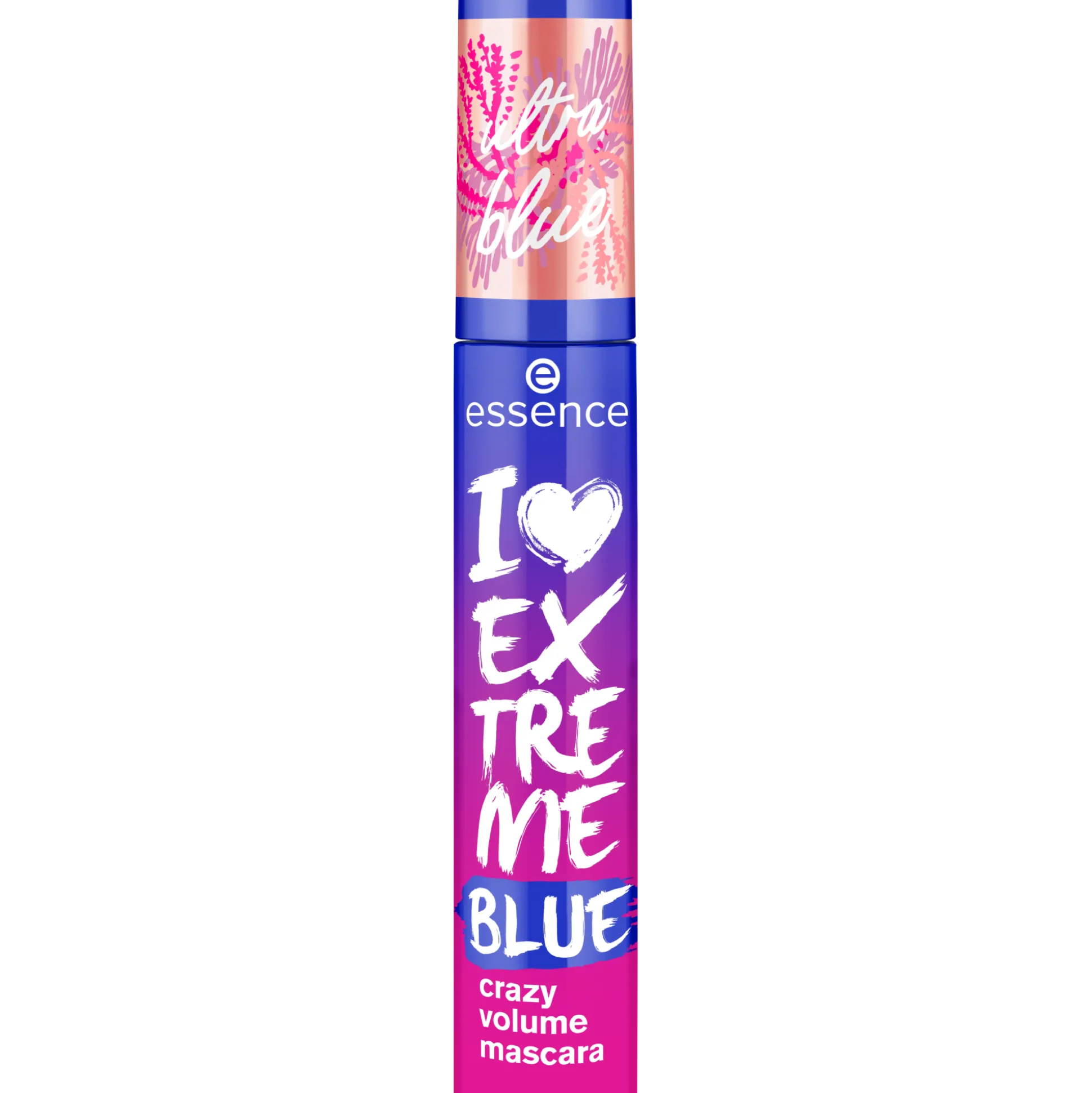 essence Mascara>live LIFE in CORAL I LOVE EXTREME BLUE crazy volume mascara