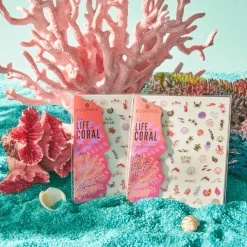 essence Nail Art>live LIFE in CORAL nail stickers