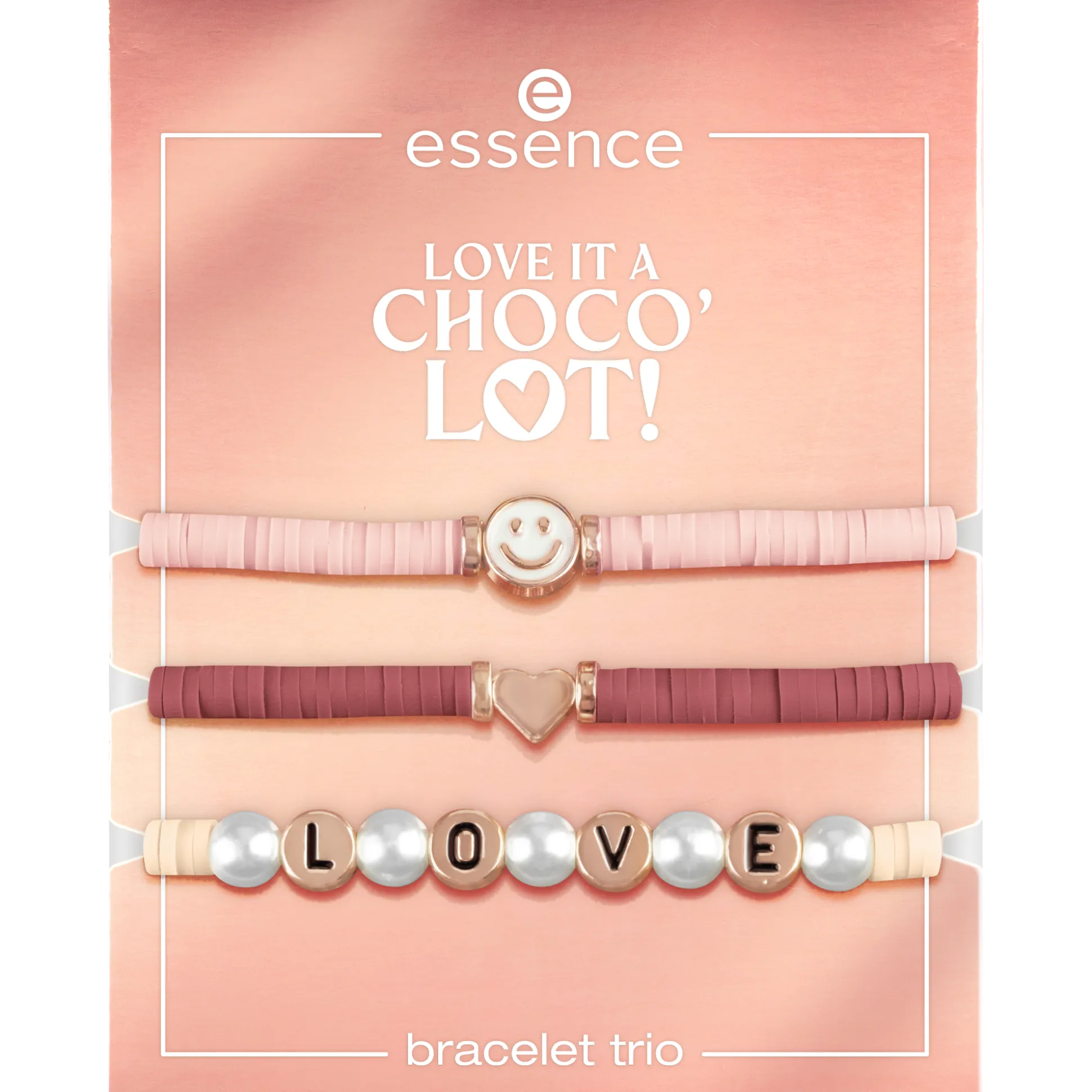 essence Accessories>LOVE IT A CHOCO' LOT! bracelet trio