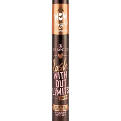 essence Mascara>LOVE IT A CHOCO' LOT! lash WITHOUT LIMITS BROWN EXTREME LENGTHENING & VOLUME MASCARA