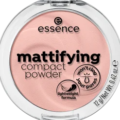 essence Puder>mattifying compact powder 10 - light beige