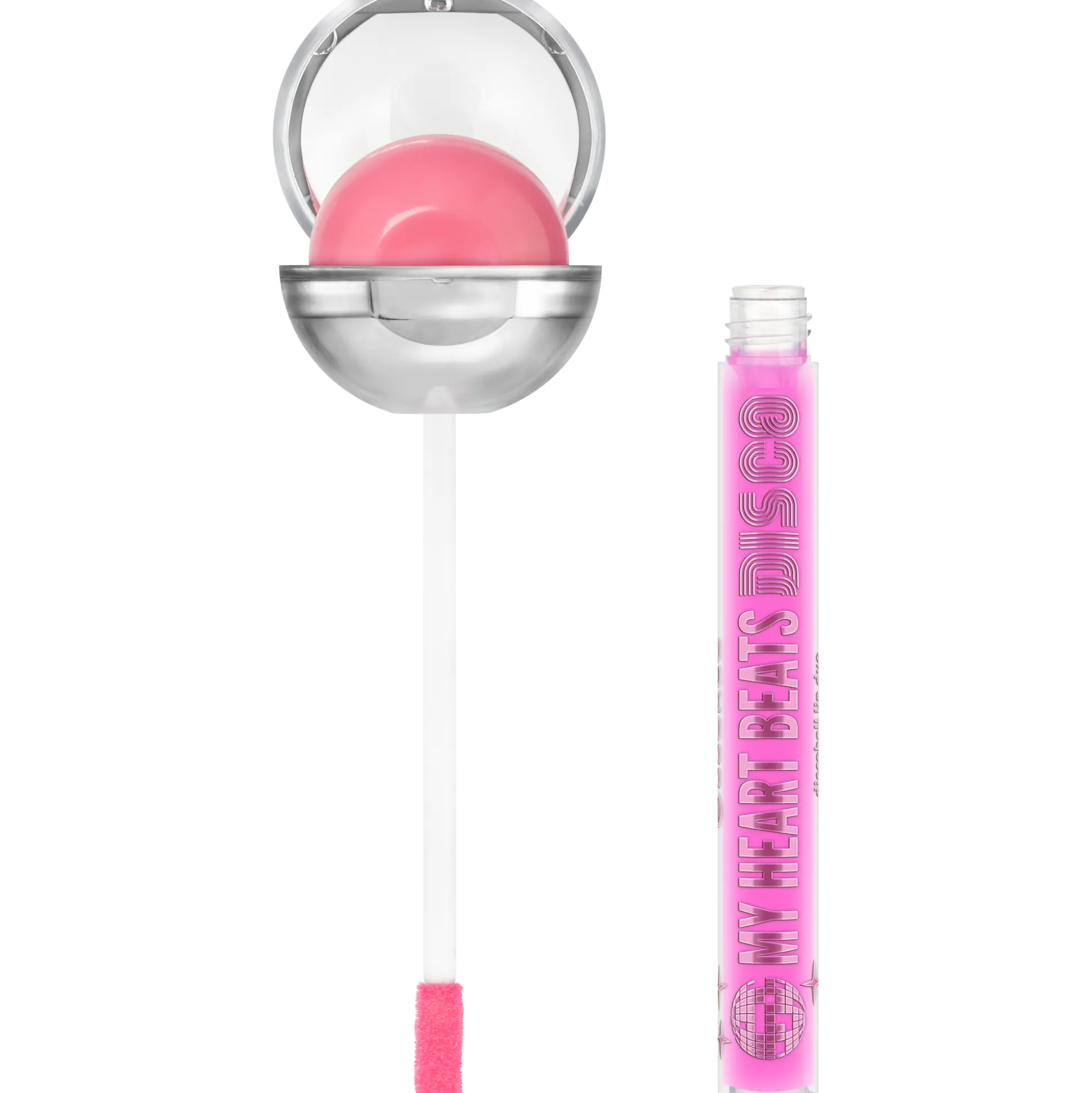 essence Lipgloss>MY HEART BEATS DISCO discoball lip duo