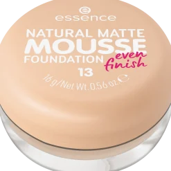 essence Foundation>NATURAL MATTE MOUSSE FOUNDATION 13 -