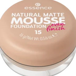 essence Foundation>NATURAL MATTE MOUSSE FOUNDATION 15 -