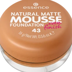 essence Foundation>NATURAL MATTE MOUSSE FOUNDATION 43 -