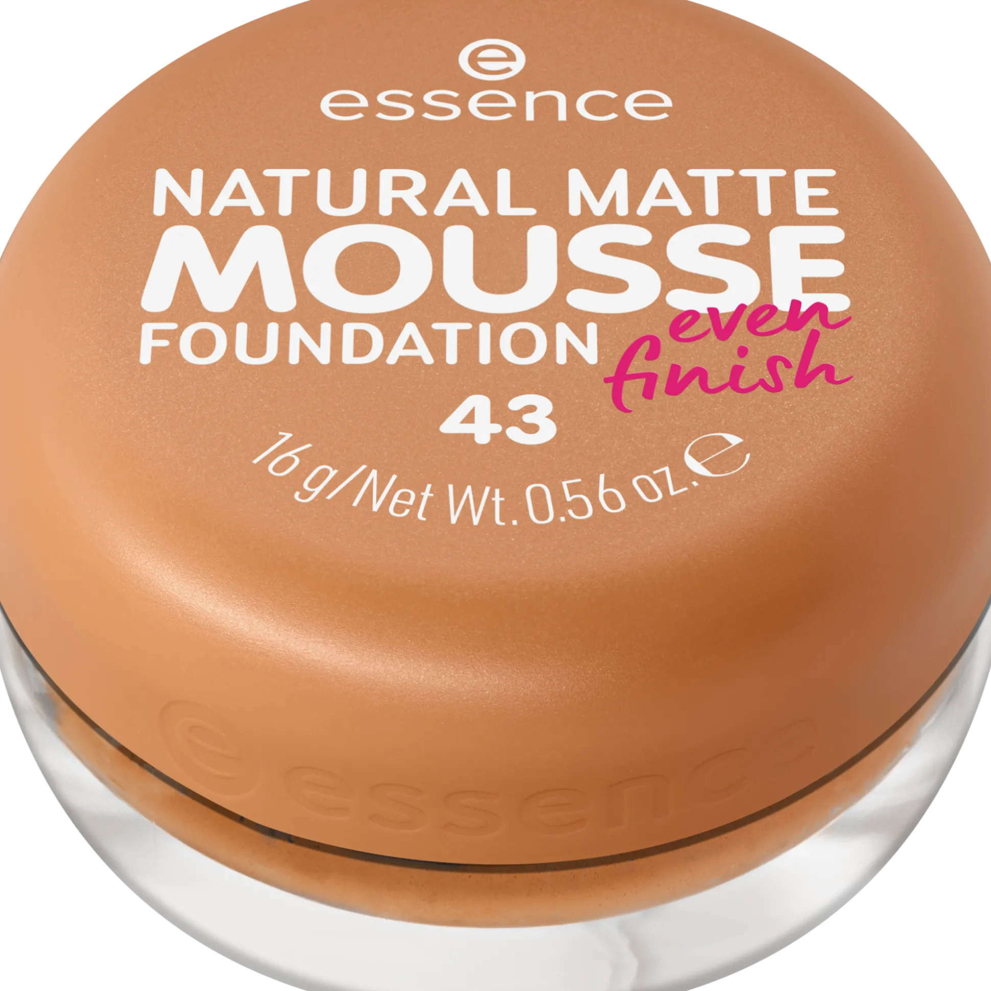 essence Foundation>NATURAL MATTE MOUSSE FOUNDATION 43 -