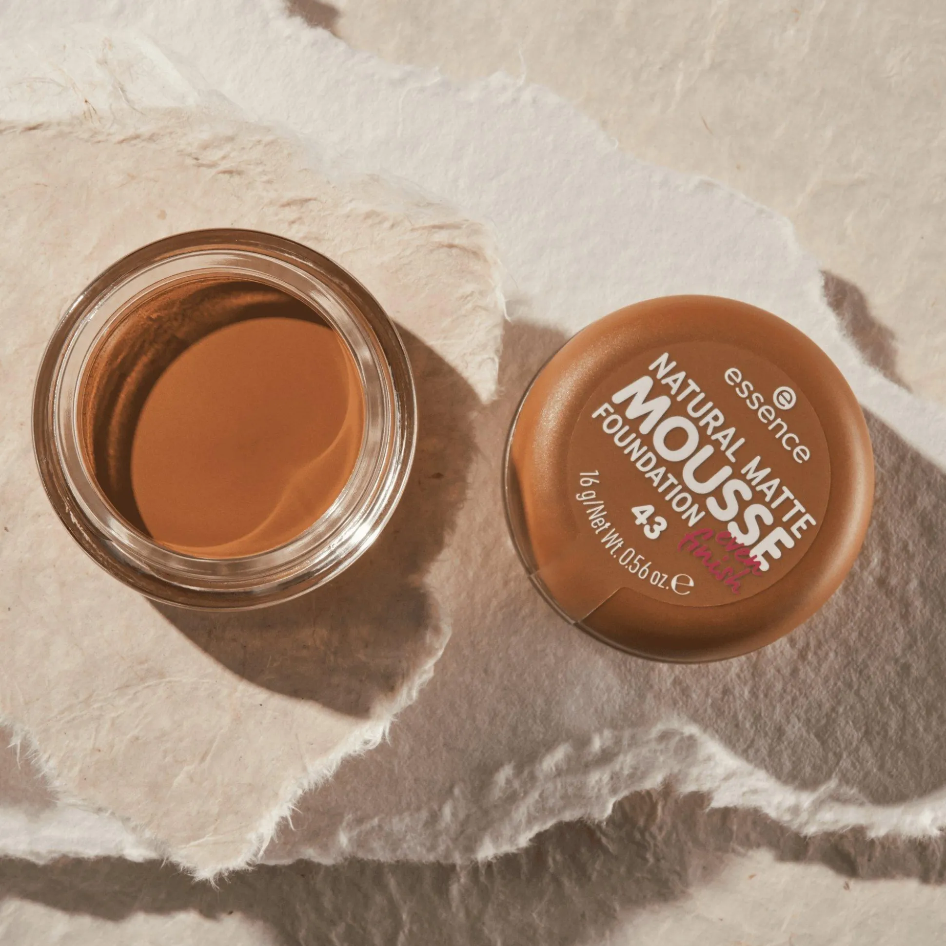 essence Foundation>NATURAL MATTE MOUSSE FOUNDATION 43 -