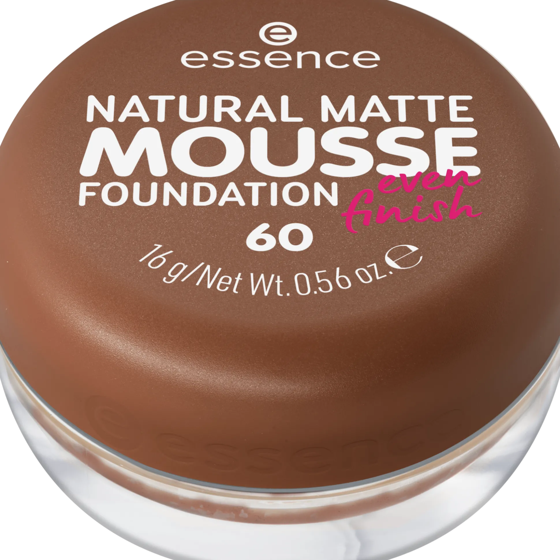 essence Foundation>NATURAL MATTE MOUSSE FOUNDATION 60 -
