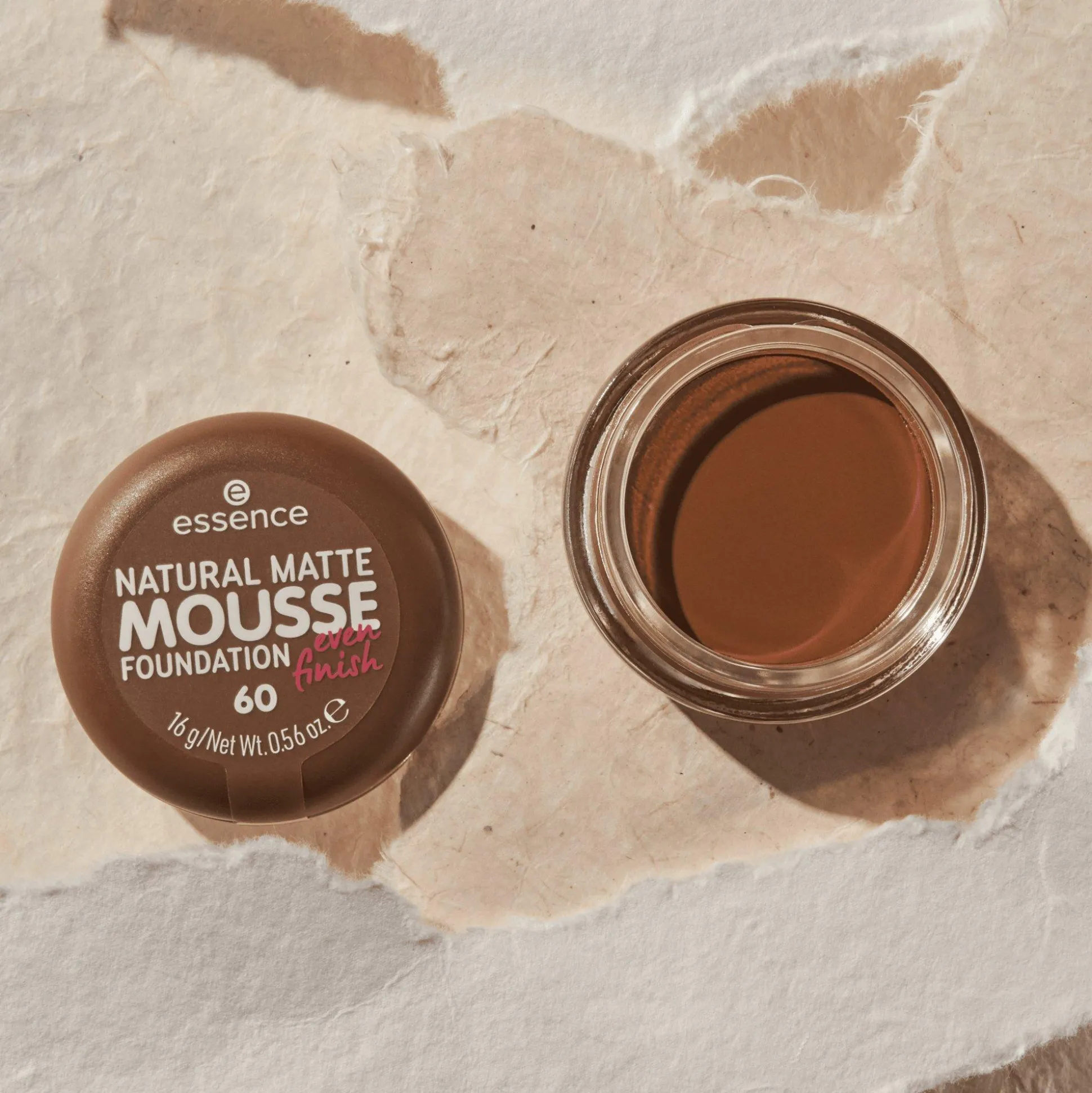 essence Foundation>NATURAL MATTE MOUSSE FOUNDATION 60 -