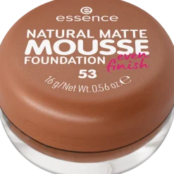 essence Foundation>NATURAL MATTE MOUSSE FOUNDATION 53 -