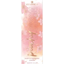 essence Blush>peachy BLOSSOM blush & highlighter palette