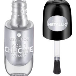 essence Nagellack>satin CHROME nail polish 04 - SteelGPT