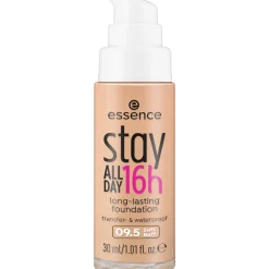 essence Foundation>stay ALL DAY 16h long-lasting Foundation 09.5 - Soft Buff