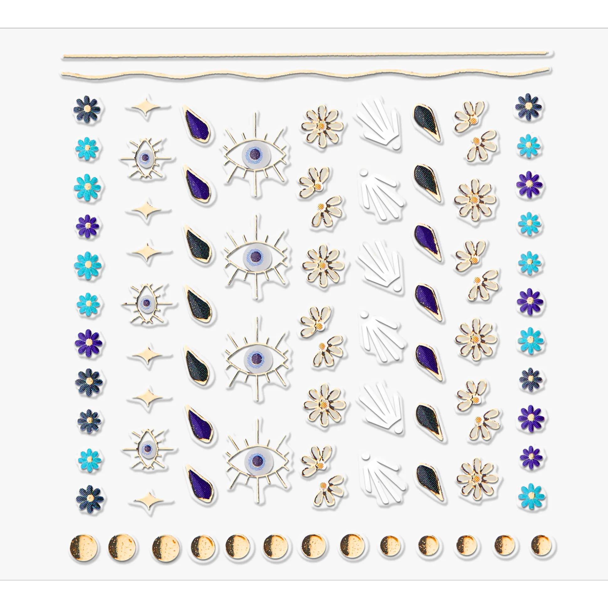 essence Nail Art>stay bold, it's GOLD nail sticker