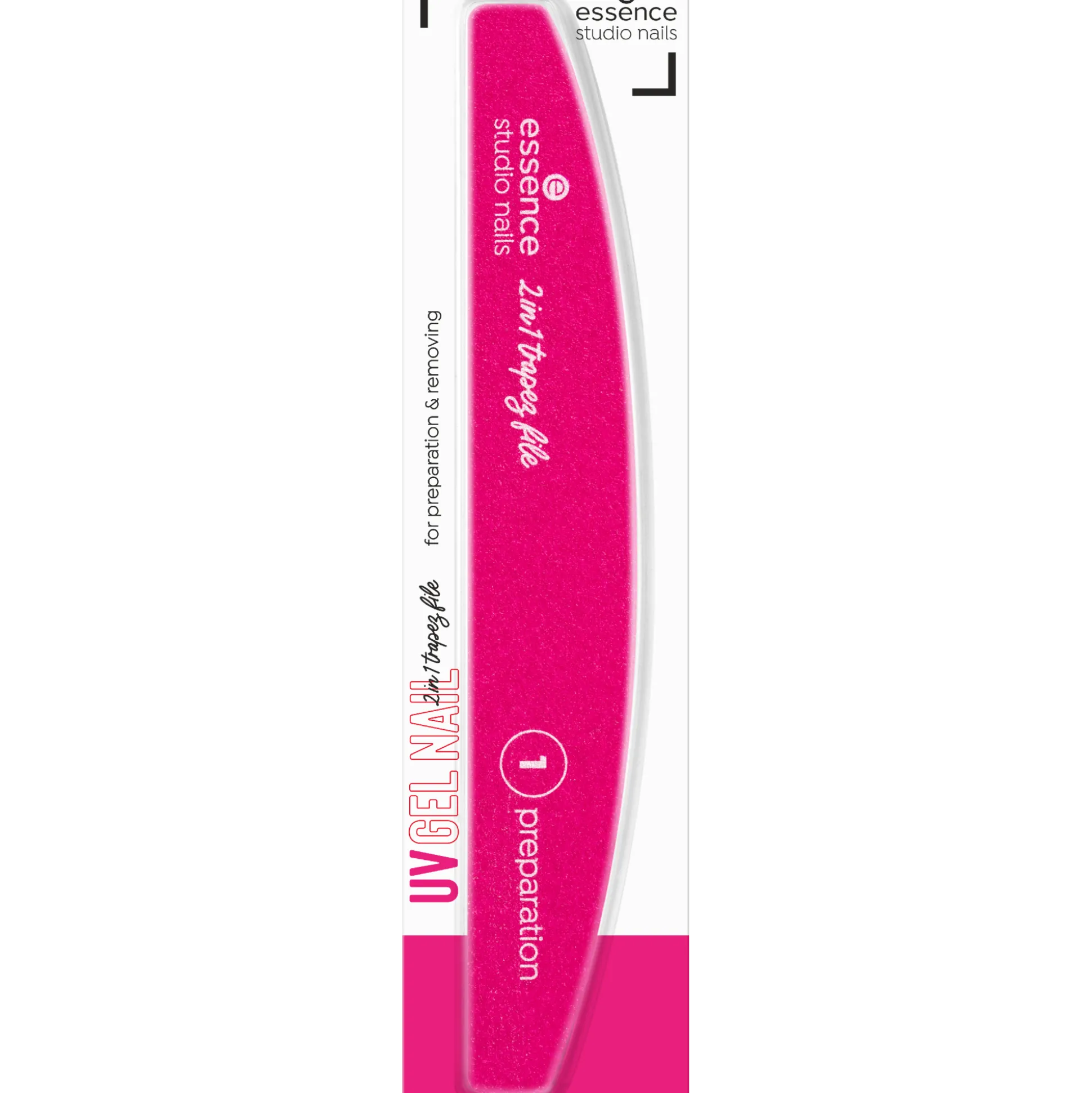 essence Professional Nails>studio nails UV GEL NAIL 2 in 1 trapez file