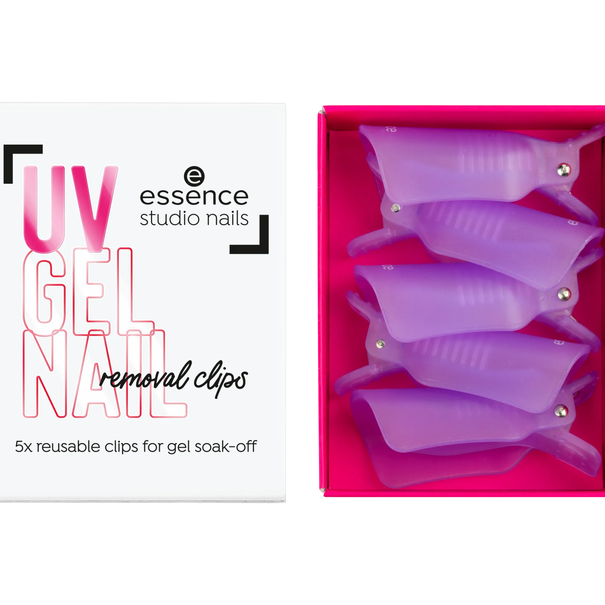essence Professional Nails>studio nails UV GEL NAIL removal clips