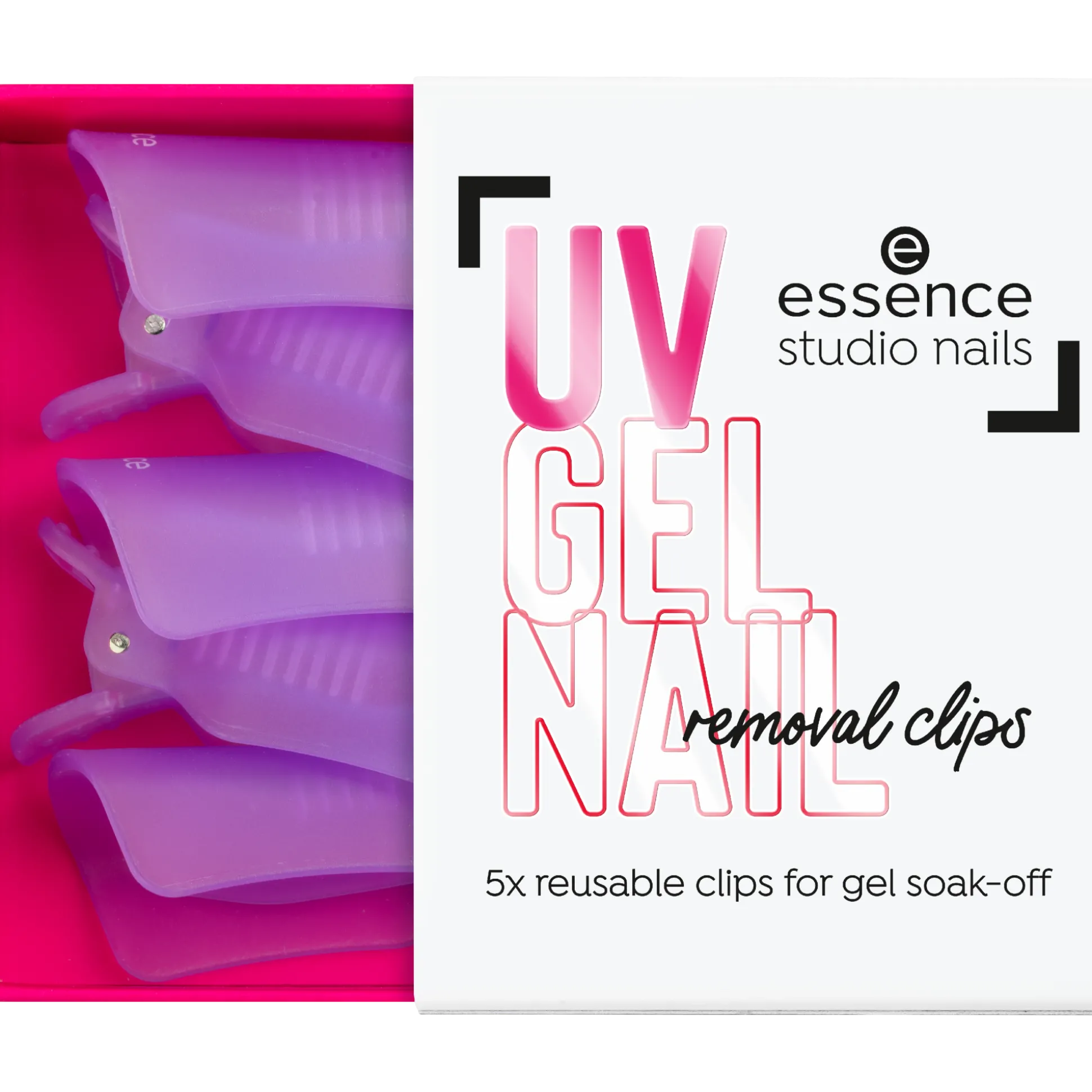 essence Professional Nails>studio nails UV GEL NAIL removal clips