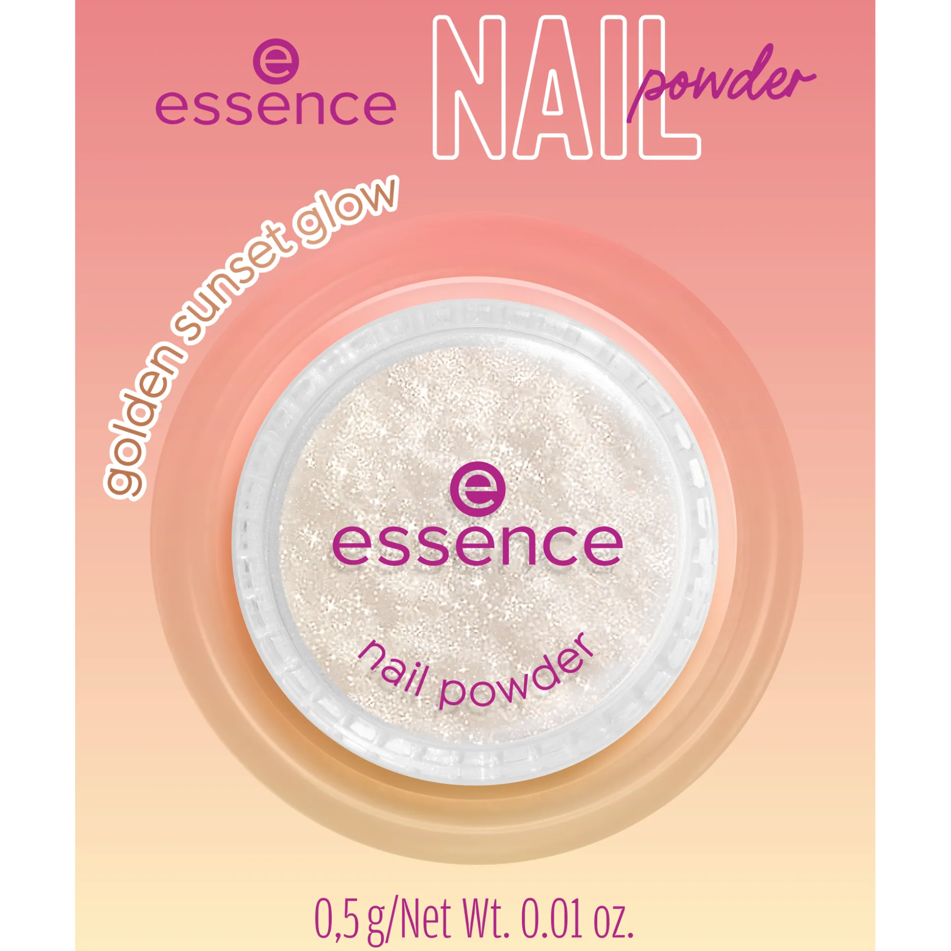 essence Professional Nails>UV GEL NAIL nail powder 02 - Sunset Gleamin'!