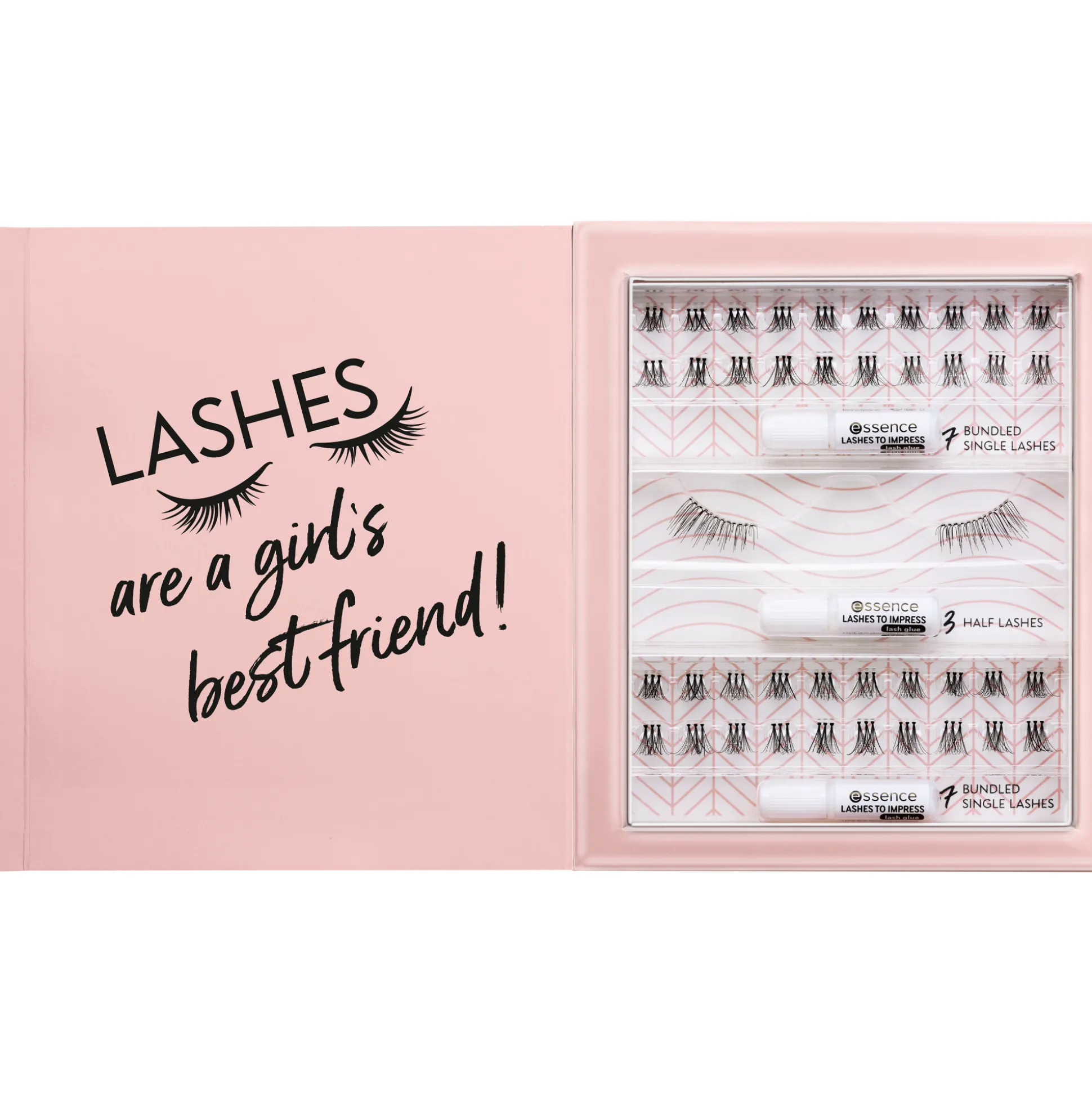 essence Falsche Wimpern>3x LASHES TO IMPRESS false lashes set