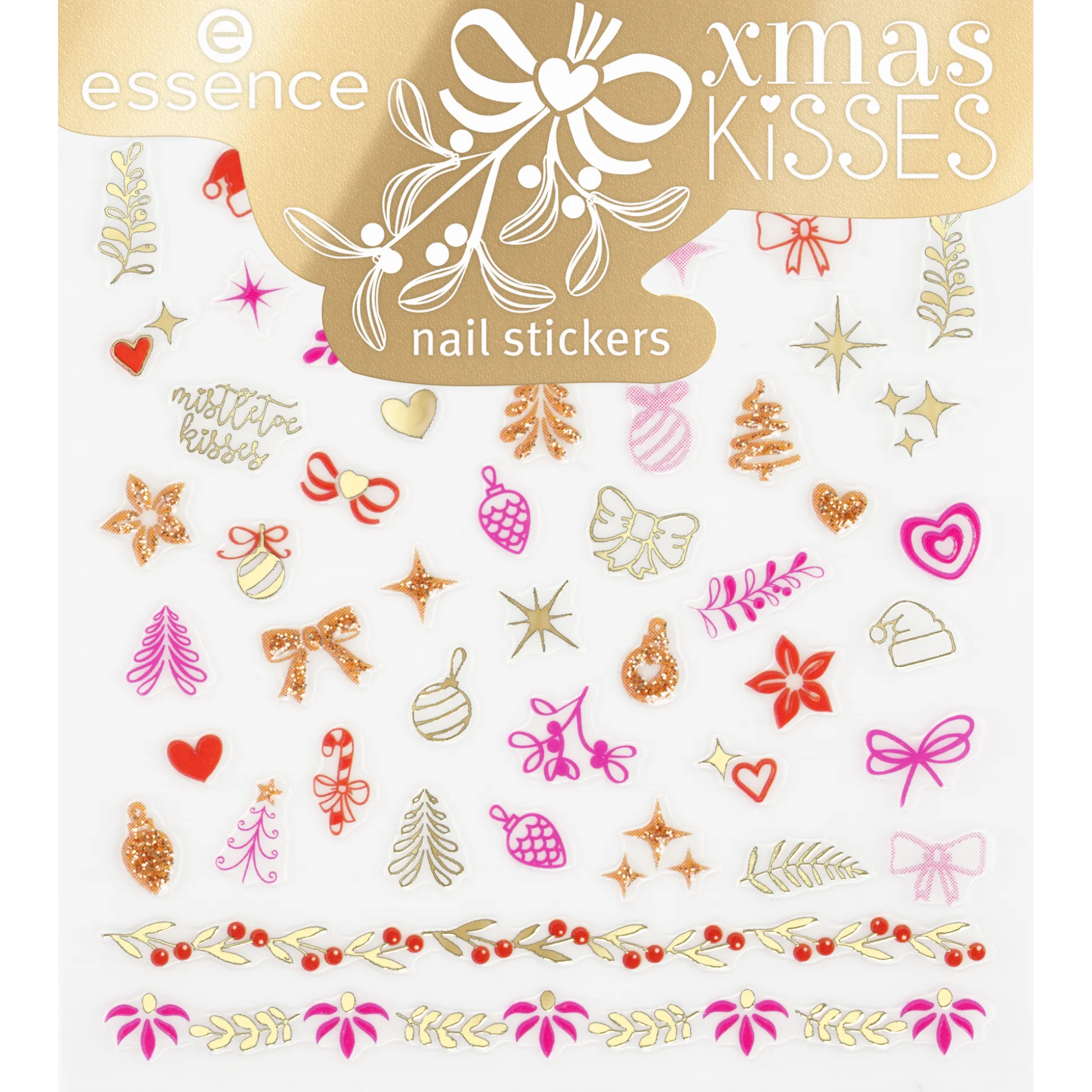essence Nail Art>xmas KiSSES nail stickers